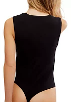 Luna Tencel Square-Neck Bodysuit