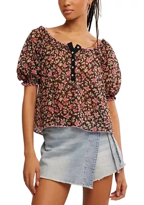 Astra Floral Printed Top