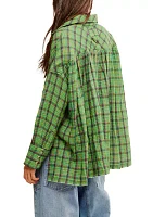 We The Free Cardiff Plaid Top