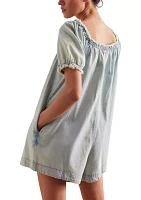 We the Free Daisy Denim Babydoll Romper