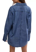 We The Free After Hours Denim Top