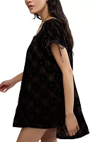 We the Free Summer Camp Velvet Tunic Top