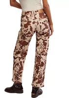We the Free Risk Taker Mid Rise Printed Jeans