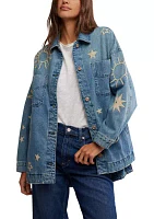 We the Free Madison City Embroidered Denim Jacket