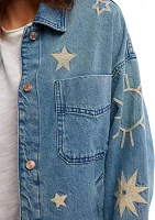 We the Free Madison City Embroidered Denim Jacket