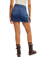 We The Free Daylight Denim Mini Skirt