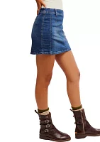 We The Free Daylight Denim Mini Skirt