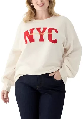 Plus NYC Crew Neck Sweatshirt