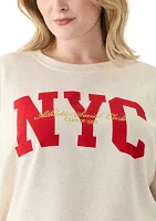 Plus NYC Crew Neck Sweatshirt