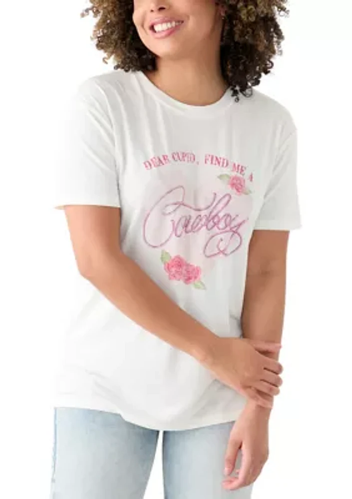 Women's Cupid Cowboy Graphic T-Shirt