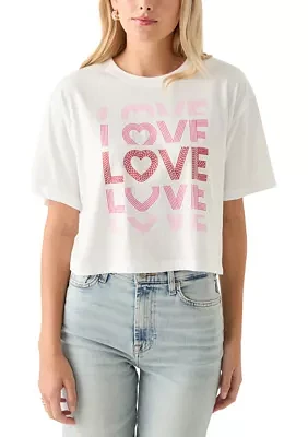 Women's Multi Love Graphic T-Shirt