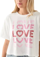 Women's Multi Love Graphic T-Shirt