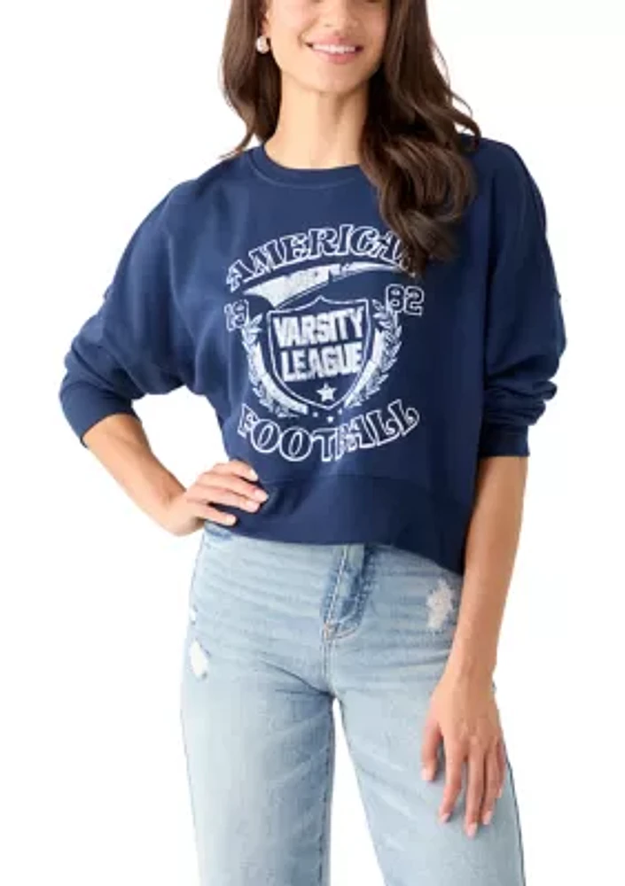 Women's Crew Neck Graphic Sweatshirt