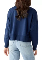 Women's Crew Neck Graphic Sweatshirt