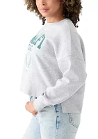 Women's Relaxed Fit Long Sleeve Amalfi Coast Graphic Sweatshirt