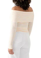 Women's Folded Off the Shoulder Top