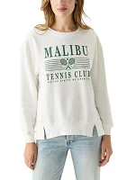 Women's Malibu Graphic Sweatshirt with Slits