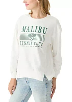 Women's Malibu Graphic Sweatshirt with Slits