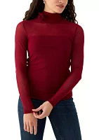 Women's Long Sleeve Mock Neck Top