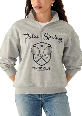 Women's 1/4 Zip Palm Springs Graphic Pullover