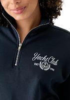 Women's 1/4 Zip Yacht Club Pullover