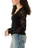 Women's V-Neck Cinched Top