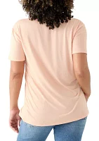 Women's Drop Shoulder Peachy Graphic T-Shirt