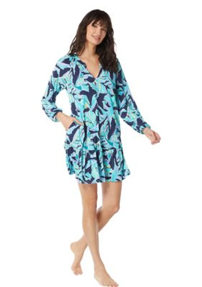 Long Sleeve Blythe Swim Cover Up Dress