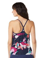 Avalon Floral Kerry Mesh Tankini Swim Top