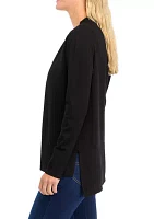 Petite Wide High Rib Cardigan