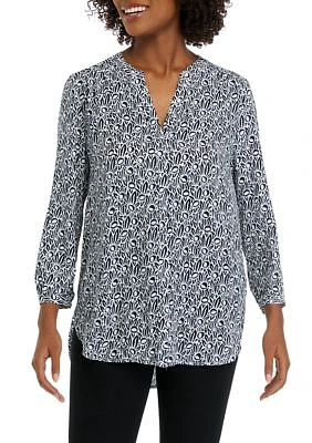 Women's 3/4 Sleeve Printed Blouse