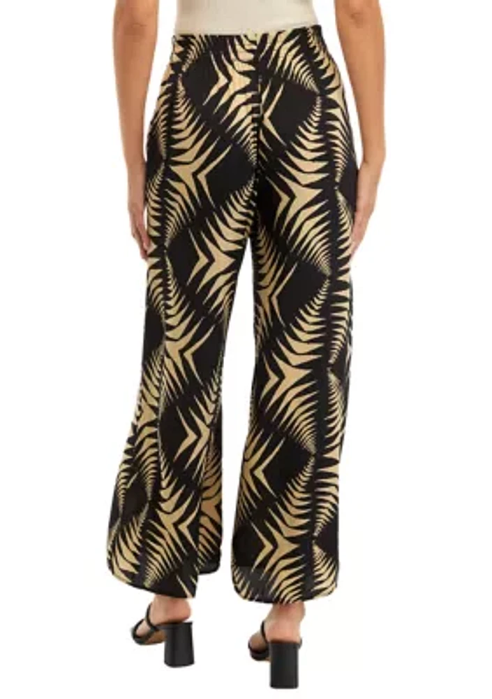 Women's Printed Wide Leg Pants