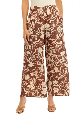 Women's Printed Wide Leg Pants