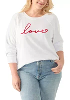 Women's Love Raglan Sweatshirt