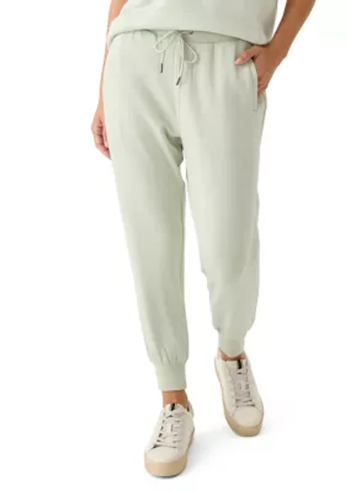 Petite Pull On Tie Waist Jogger Pants