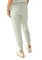 Petite Pull On Tie Waist Jogger Pants