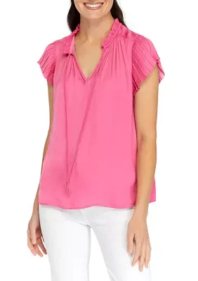 Women's Tie Neck Top