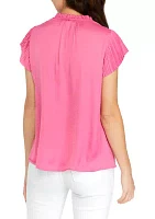 Women's Tie Neck Top