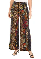 Women's Wide Leg Printed Pants