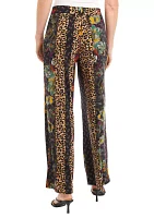 Women's Wide Leg Printed Pants