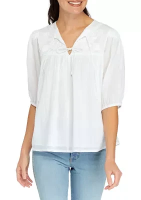 Women's Tie Front Top