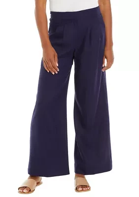 Women's Wide Leg Linen Pants