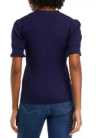 Women's Ribbed Knit Sweater