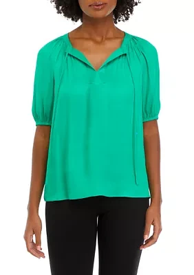 Women's Puff Sleeve Airflow Blouse