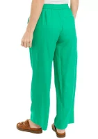 Women's Wide Leg Linen Pants