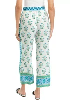 Women's Wide Leg Printed Soft Pants