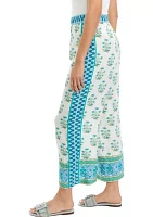 Women's Wide Leg Printed Soft Pants