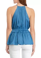 Women's Halter Neck Airflow Blouse