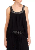 Women's Embroidered Tank Top