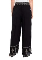 Women's Embroidered Pants